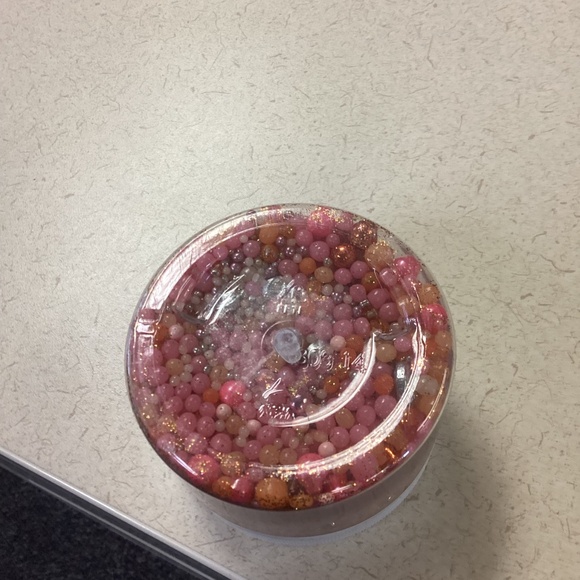 Candy Kaleidoscope - Pink Pumpkin Sprinkles Mix - 10 oz. container - Picture 3 of 3